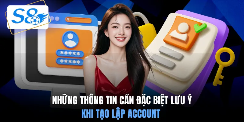 Những thông tin cần đặc biệt lưu ý khi tạo lập account